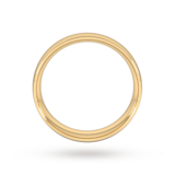 Goldsmiths 9ct Yellow Gold 6mm Traditional Court Extra Heavy Wedding Ring