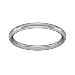 08340572 - Platinum 1.5mm Traditional Court Heavy Wedding Ring