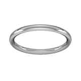 Goldsmiths Platinum 1.5mm Traditional Court Extra Heavy Wedding Ring