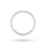 Goldsmiths Platinum 1.5mm Traditional Court Extra Heavy Wedding Ring