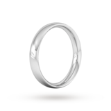 Goldsmiths Platinum 4mm Traditional Court Extra Heavy Wedding Ring