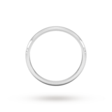 Goldsmiths Palladium 1.5mm D Shape Standard Wedding Ring - Ring Size Y