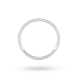 Goldsmiths Palladium 1.5mm Traditional Court Standard Wedding Ring - Ring Size M