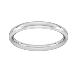 08340590 - Palladium 2.5mm Traditional Court Extra Heavy Wedding Ring
