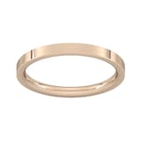 Best Luxury 
9ct Rose Gold 1.5mm Flat Court Heavy Wedding Ring