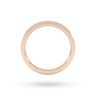 Goldsmiths 9ct Rose Gold 1.5mm Flat Court Heavy Wedding Ring