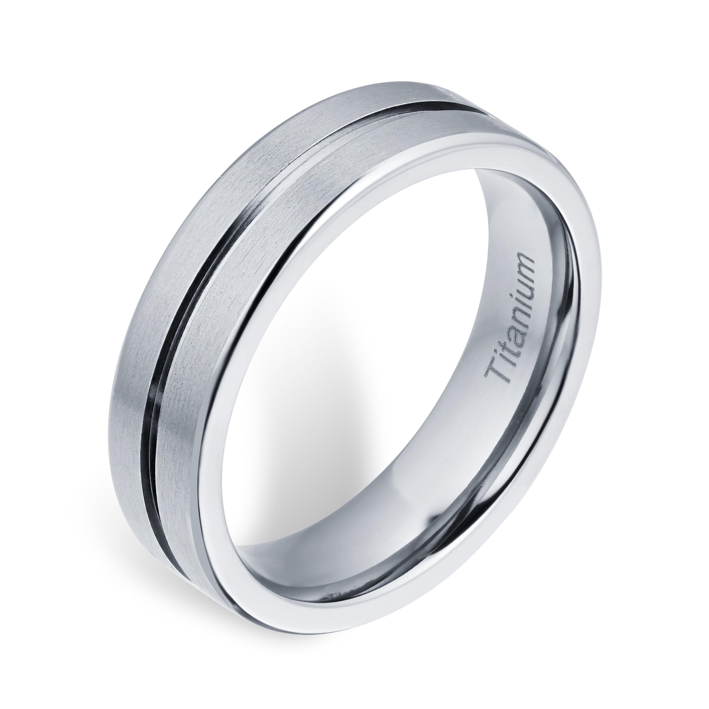 Mens sales titanium rings