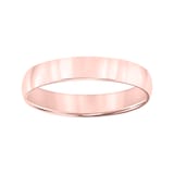 Mayors 18k Rose Gold 3mm Low Dome Court Wedding Band - Ring Size 5
