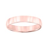 Mayors 18k Rose Gold 4mm Low Dome Court Wedding Band - Ring Size 11