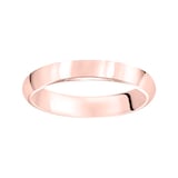 Mayors 18k Rose Gold 4mm High Dome Court Wedding Band - Ring Size 8.5