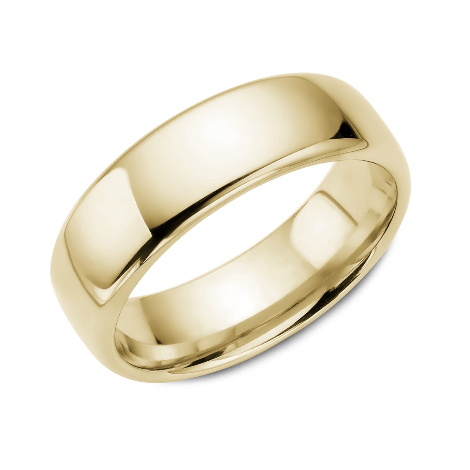 Carlex Carlex 18k Yellow Gold 8mm Wedding Band Size 10