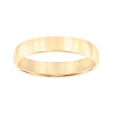 Mayors 18k Yellow Gold 4mm Low Dome D Shape Wedding Band - Ring Size 11
