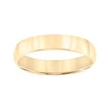 Mayors 18k Yellow Gold 5mm Low Dome D Shape Wedding Band - Ring Size 10