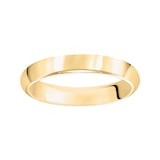 Mayors 18k Yellow Gold 4mm High Dome Court Wedding Band - Ring Size 9.5