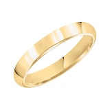 Mayors 18k Yellow Gold 4mm High Dome Court Wedding Band - Ring Size 9.5