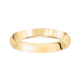 Mayors 18k Yellow Gold 4mm High Dome D Shape Wedding Band - Ring Size 11.5