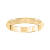 Mayors 18k Yellow Gold 4mm High Dome D Shape Wedding Band - Ring Size 11.5