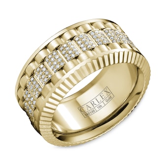 Carlex Carlex 18k Yellow Gold 11mm 0.79cttw Diamond Band Carlex Carlex 18k Yellow Gold 11mm 0.79cttw Diamond Band