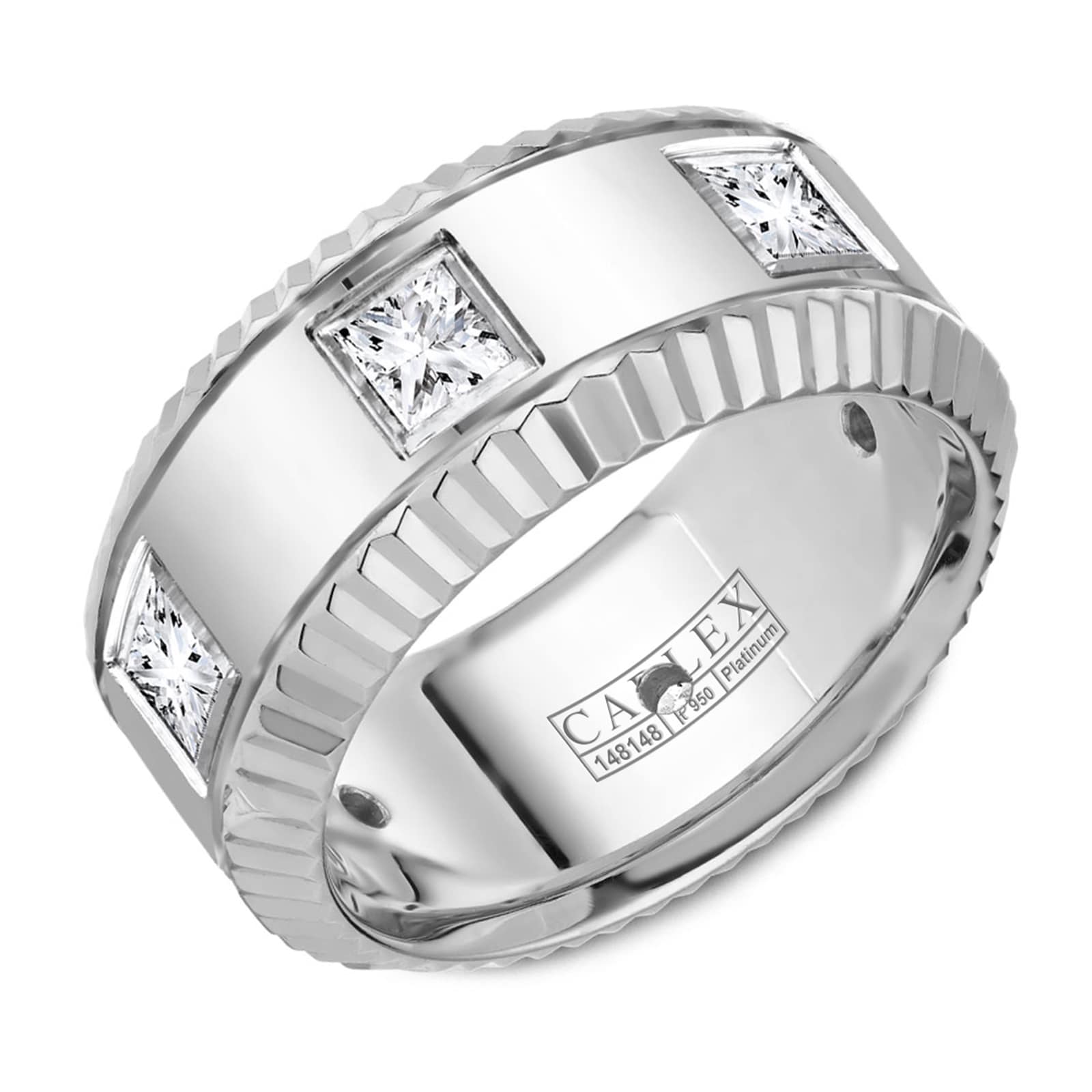 Carlex Carlex Platinum 9mm 0.90cttw Diamond Band Carlex Carlex Platinum 9mm 0.90cttw Diamond Band