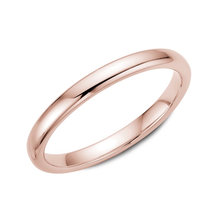 Carlex Carlex 18k Rose Gold 3mm Wedding Band Size 10