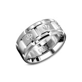 Carlex Carlex 18K White Gold 0.30cttw Diamond Band Ring - Ring Size 10