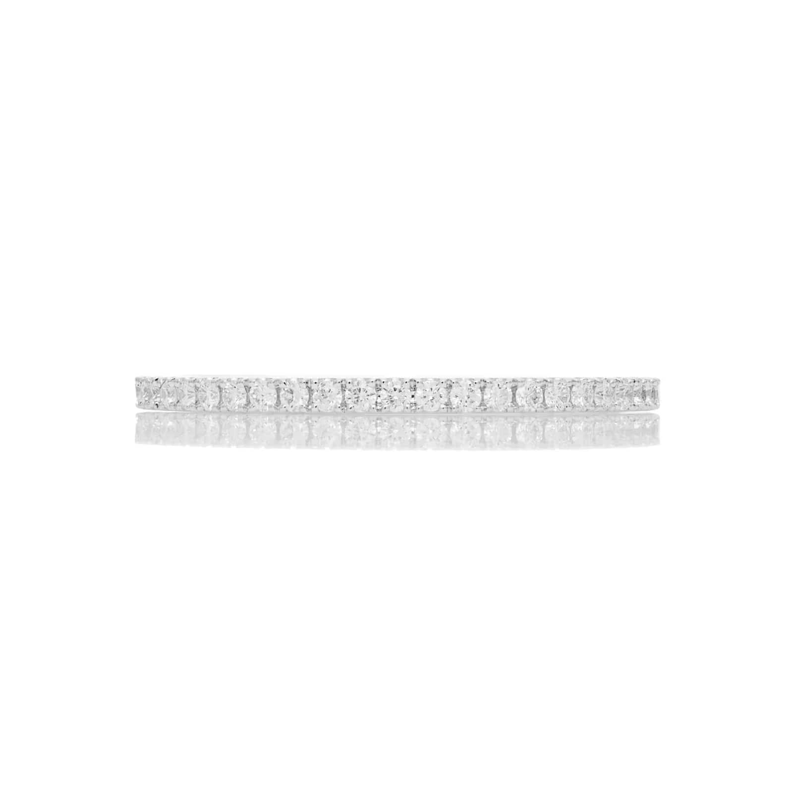 Mayors Platinum 0.21ct Diamond Mixed Band (H/SI1)