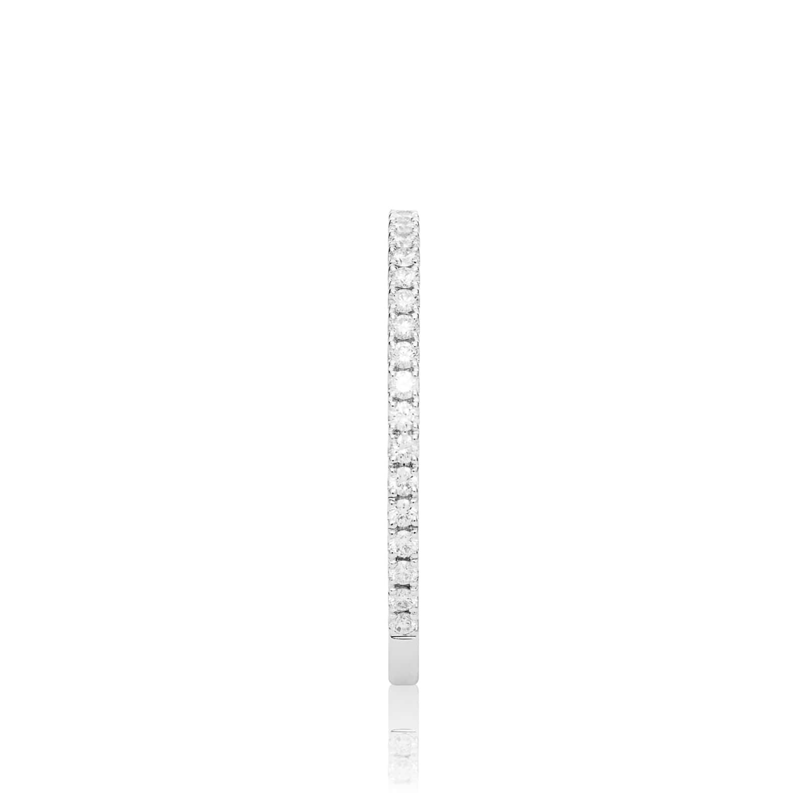 Mayors Platinum 0.21ct Diamond Mixed Band (H/SI1)