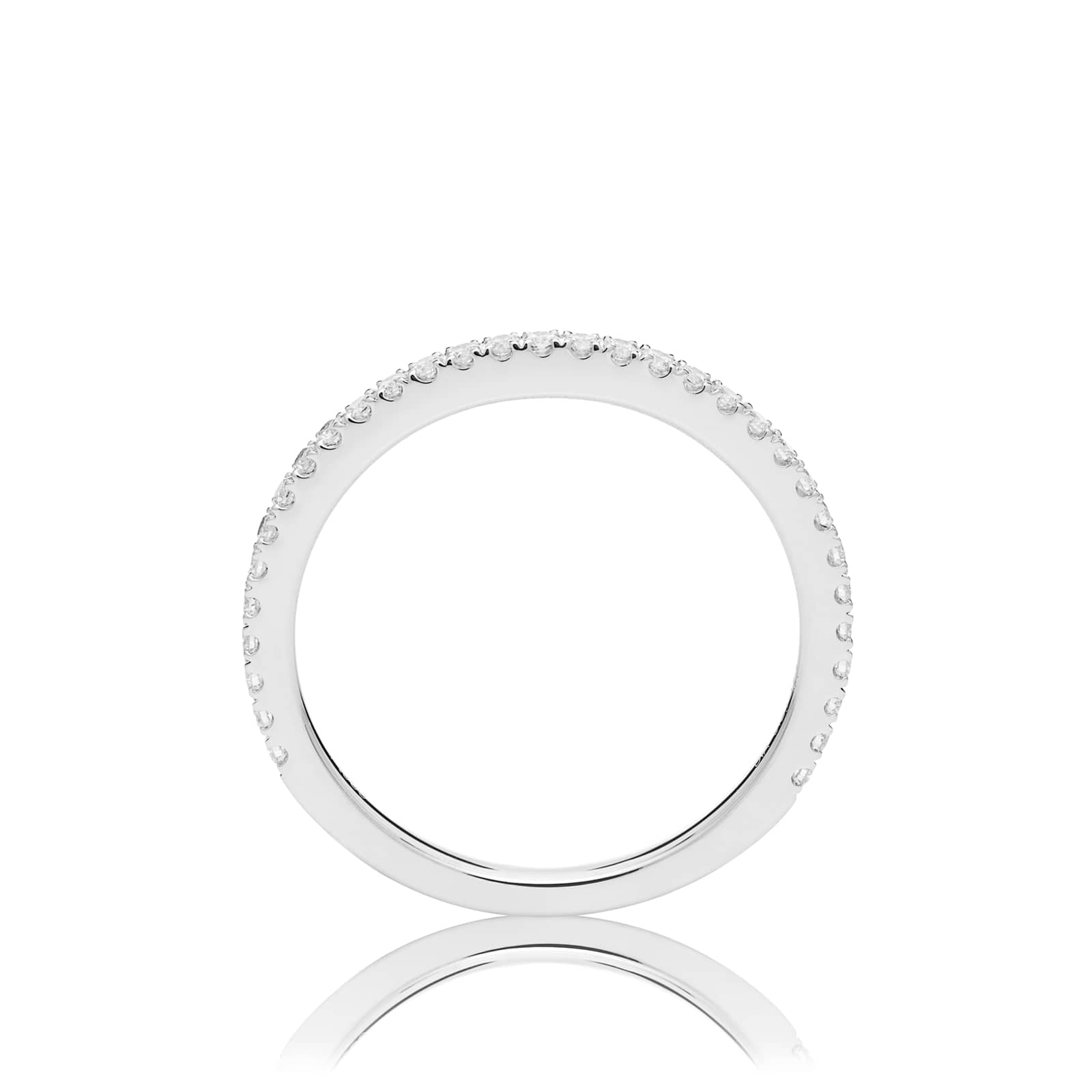 Mayors Platinum 0.21ct Diamond Mixed Band (H/SI1)