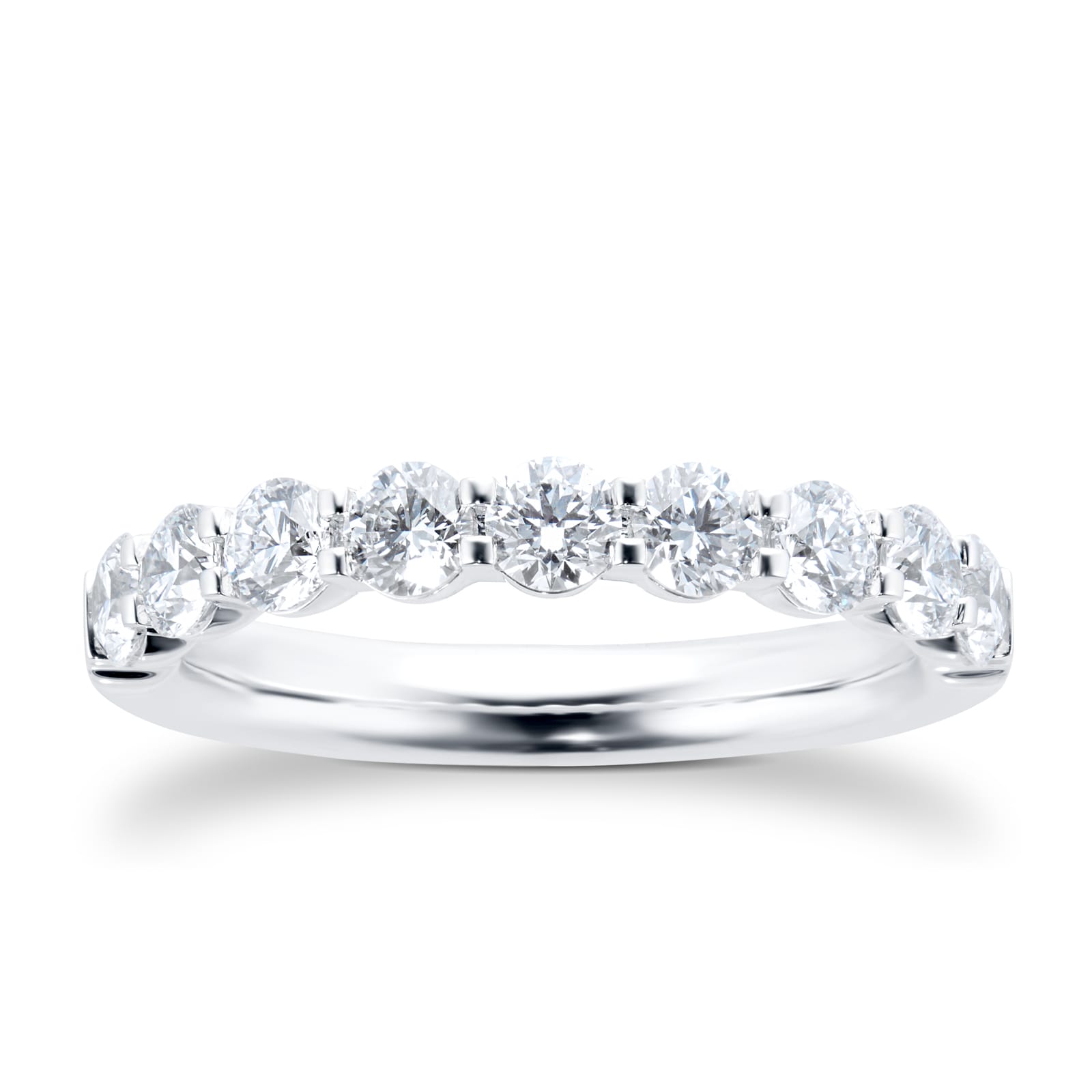 9 stone clearance diamond wedding band