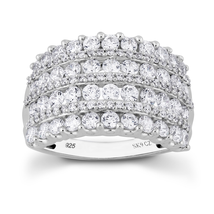 Mayors 18k White Gold 2.00cttw Diamond Fashion Ring (I/I1)
