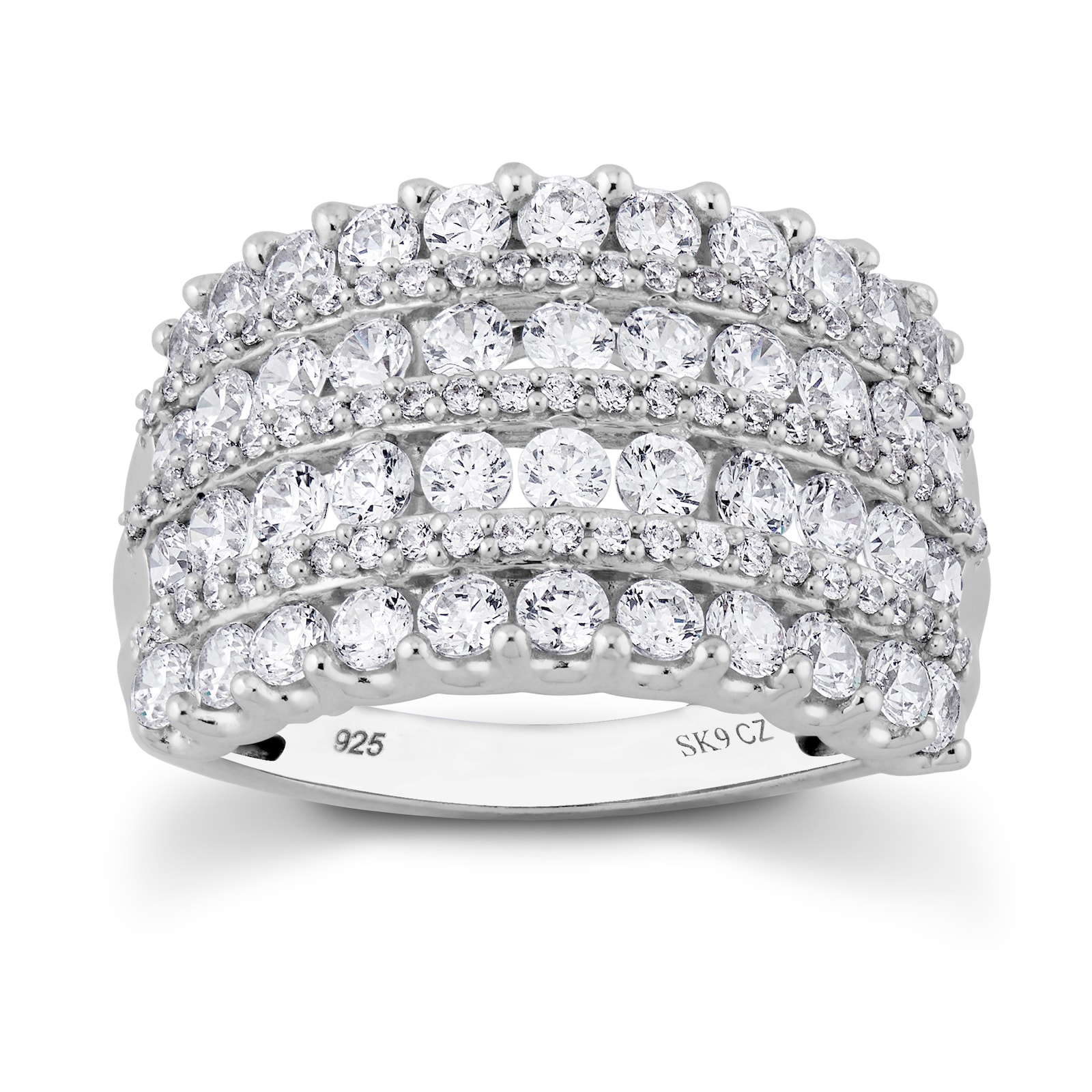 Mayors 18k White Gold 2.00cttw Diamond Fashion Ring (I/I1)