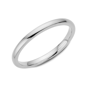 Carlex Carlex Platinum 2mm Wedding Band Size 6.5 Carlex Carlex Platinum 2mm Wedding Band Size 6.5