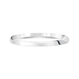Mayors Platinum 2mm Low Dome Court Wedding Band - Ring Size 4.5
