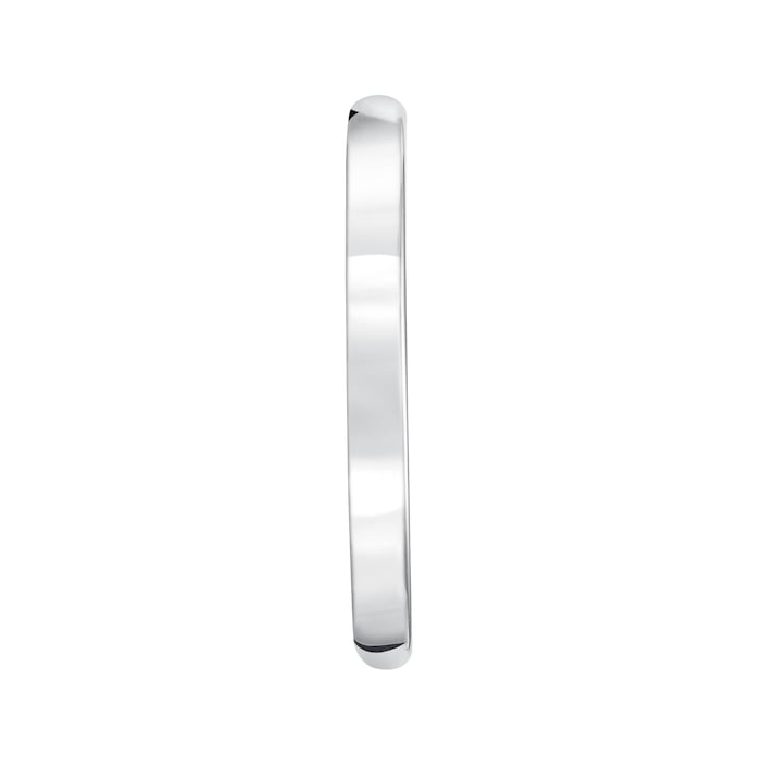 Mayors Platinum 2mm Low Dome Court Wedding Band - Ring Size 4.5