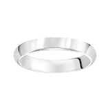Mayors Platinum 4mm High Dome Court Wedding Band - Ring Size 11.5