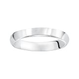 Mayors Platinum 4mm High Dome D Shape Wedding Band - Ring Size 11