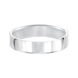 Mayors Platinum 5mm Flat Court Wedding Band - Ring Size 11