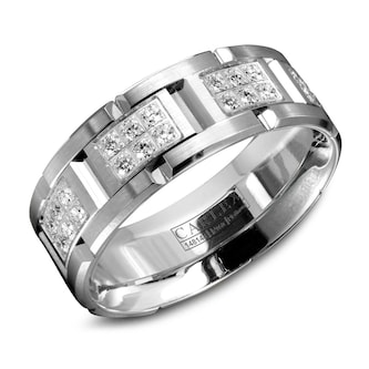 Carlex Carlex Platinum 7.5mm 0.60cttw Diamond Band Carlex Carlex Platinum 7.5mm 0.60cttw Diamond Band