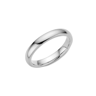 Carlex Carlex Platinum 3mm Plain Wedding Band - Ring Size 10