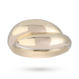 Goldsmiths Double Layer Ring In 9 Carat Yellow Gold