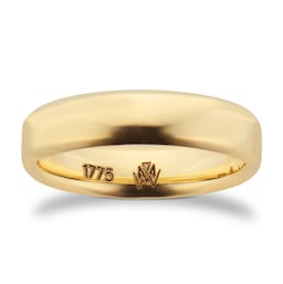 10240127 - 18ct Yellow Gold 5mm Knife Edge Band Ring