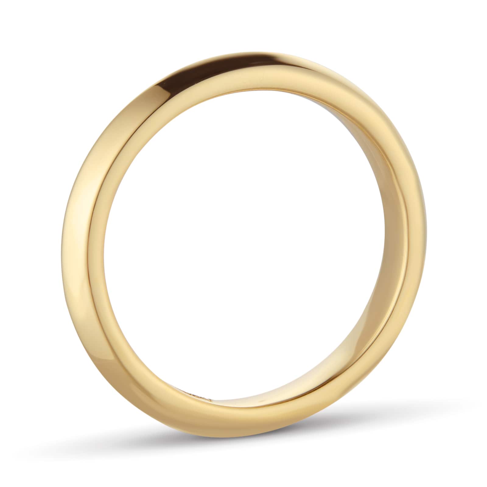Mappin & Webb 18ct Yellow Gold 3.5mm Knife Edge Band Ring Mappin & Webb 18ct Yellow Gold 3.5mm Knife Edge Band Ring