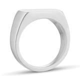 Goldsmiths Sterling Silver Oblong Signet Ring