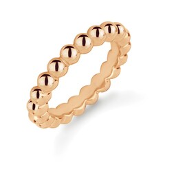 10360044 - Sonnet 18ct Rose Gold Single Row Band Ring