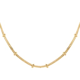 11030097 - 9ct Yellow Gold Beaded Chain