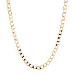 11030100 - 9ct Yellow Gold 5mm Solid Curb 20 inch Chain