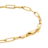 Goldsmiths 9ct Yellow Gold 3mm Paperclip Bracelet