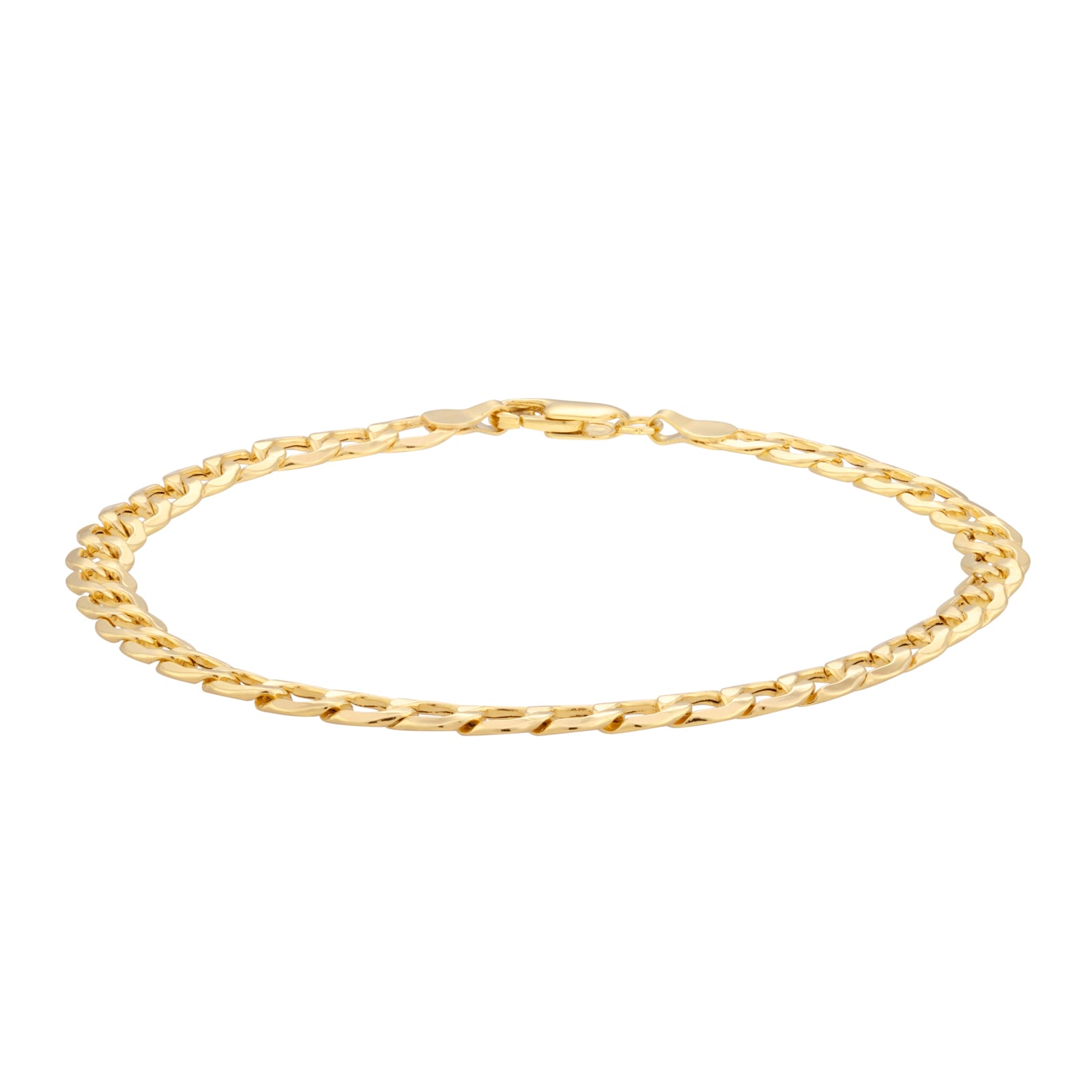 Mappin & Webb 14ct Yellow Gold 5.5mm Curb Bracelet Mappin & Webb 14ct Yellow Gold 5.5mm Curb Bracelet