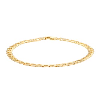 Mappin & Webb 14ct Yellow Gold 5.5mm Curb Bracelet Mappin & Webb 14ct Yellow Gold 5.5mm Curb Bracelet