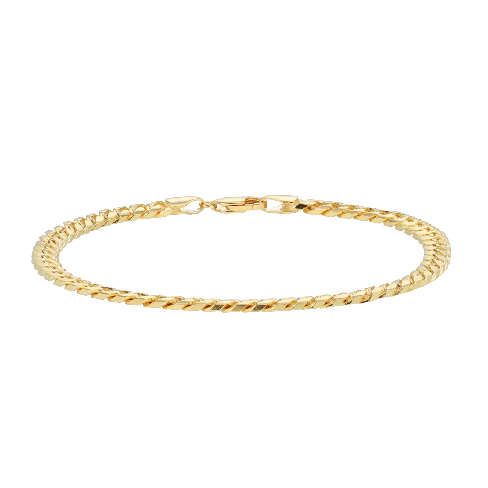 Mappin & Webb 14ct Yellow Gold 4.7mm Curb Bracelet Mappin & Webb 14ct Yellow Gold 4.7mm Curb Bracelet